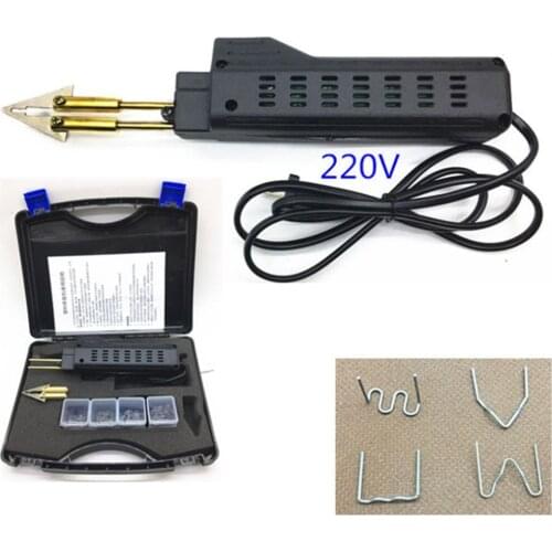 220V Plastic Welding Machine Repair System Welding Bumper Fairing Auto Body Tool With Practical Staple Plastic Welding Machine