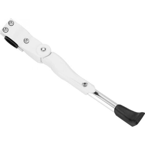 Bicycle Kick Stand White Aluminum Alloy Bike Cycling Kick Stand Fits for 16" 20" 24" 26" Bike Parts