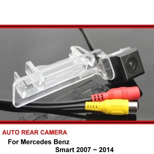 Fisheye For Mercedes Benz Smart Fortwo 2007-2014 Waterproof Car Reverse Backup Rearview Parking Rear View Camera Night Vision