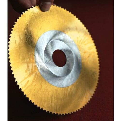 Promotion sale of 1pc HSSDM05/M2 made 300*32*1.2/1.6/2.0/2.5mm TIN coating HSS saw blades for cutting steel/ SS steel/ Metal etc