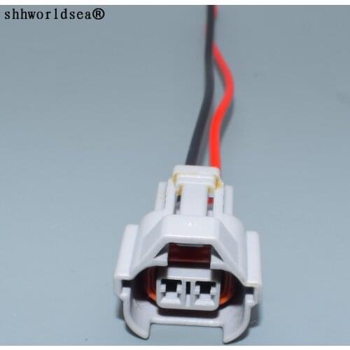 Shhworldsea 2 Pin/Way Fuel Injector Bottom Slot Female Connector Plug For Subaru Mazda Honda Nissan 6189-0039