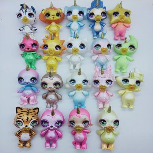 10cm hairpin silicone Poopsie Slime unicorn cute doll toys Boys Girls Baby Birthday Funny Gifts