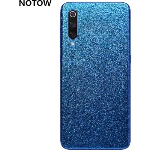 NOTOW NEW fashion Glitter Discoloration sticker skins protective film wrap skin back Sticker For Xiaomi 9/8/8lite/8se /9se