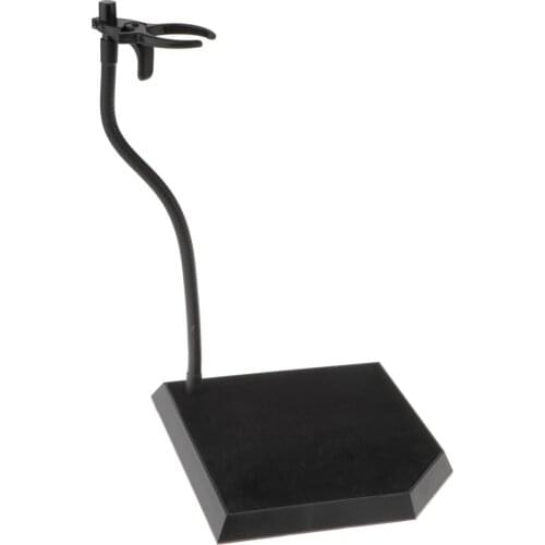 1:6 Black Action Figure Display Stand Holder Metal Fits for Holder