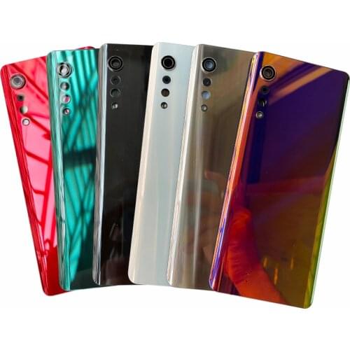 100% Original LM-G900 Back Glass Cover For LG Velvet 5G Back Door Replacement Hard Battery Case Rear Housing Cover With Lens