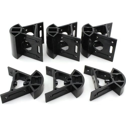 1Set Delta 3D Printer Rostock Mini /Kossel Mini /Kosse Large Injection Molding Mount Frame Bottom Top Corner Vertex kit