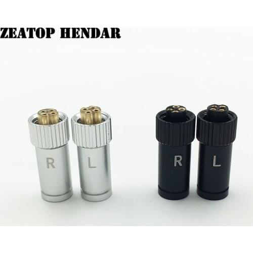 50Pairs DIY XLR Earphone Pin Adapter Plug for JH AUDIO JH24 Roxanne 24 Iriver AK R03 AKR02 LN005852 Straight Connector