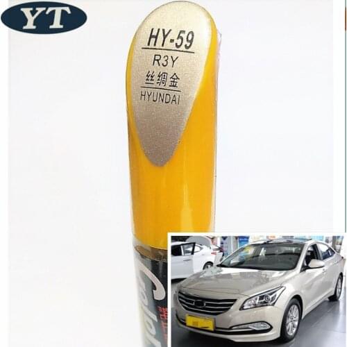 Car scratch repair pen, auto paint pen GOLD color for Hyundai IX35 IX25 Elantra Accent I30 Verna Tucson Sonata Santafe