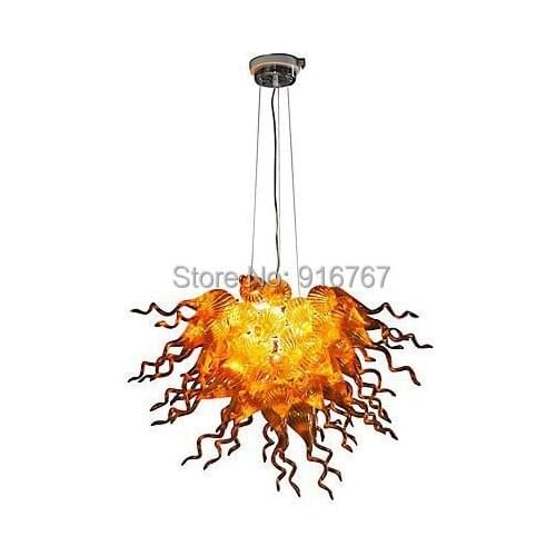 Free Shipping UL/CE LED Bulb Hanging Home Lamp Contemporary Yellow Chandelier