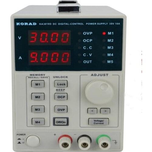 KORAD KA3010D Precision Variable Adjustable 30V, 10A 0.01V 0.001A DC Linear Power Supply Digital Regulated Laboratory Class