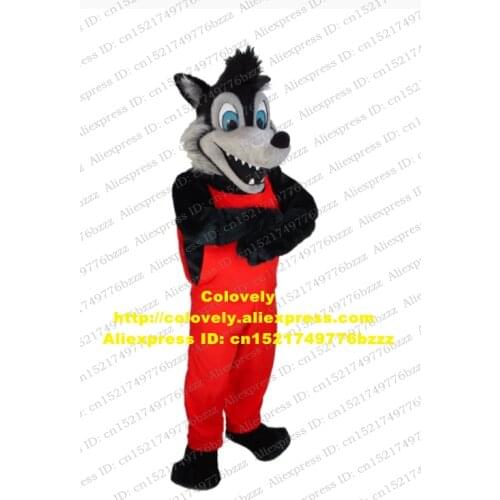 Big Bad Wolf Pete the Cat Mascot Costume Adult Cartoon Character Outfit Suit Take Group Photo Classic Giftware zz9534