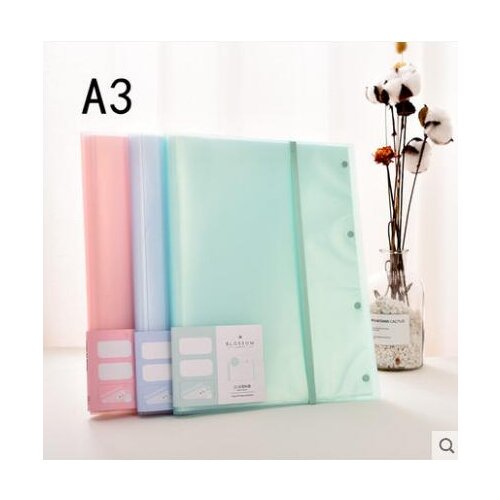 A4/A3 booklet simple and fresh 30/40 page examination A3 paper folder project drawing book picture folder