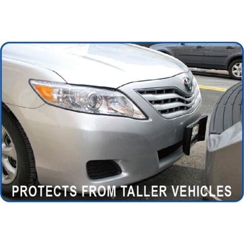 CHIZIYO Auto Black Front Bumper Guard EVA American License Plate Frame Tag Cover Protector