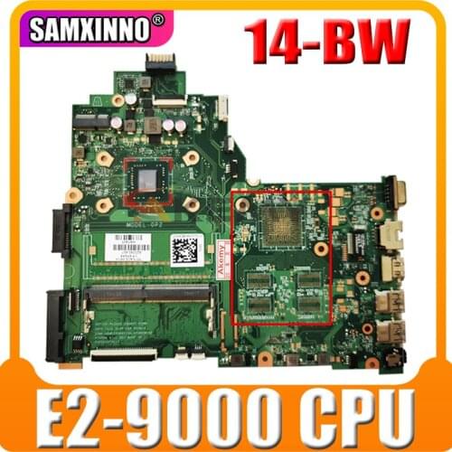 For HP 14-BW 245 G6 Laptop Motherboard With E2-9000 CPU 925545-601 925545-001 DA00P2MB6D1 DDR4 100% Tested Fast Ship