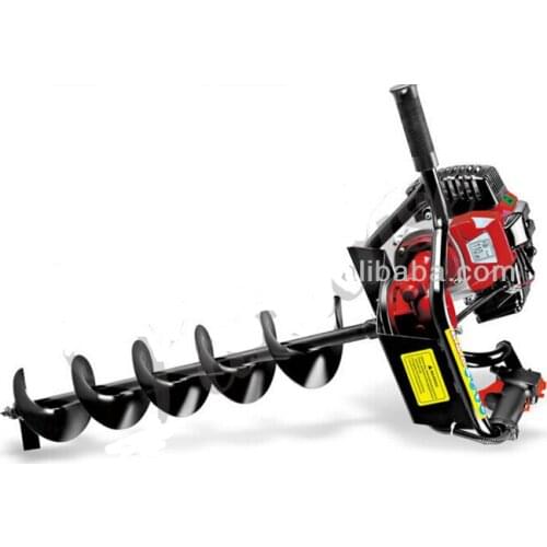Ground drill 52CC Gasoline powerful hand Earth auger/ earth drill GD520 with 1E44F Engine with 150mm bit