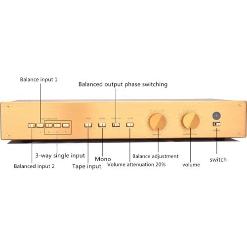 HI END Upgraded version clone FM255 Hi-End preamplifier hifi preamplificador de audio preamp/amplificador audio / tube preamplif