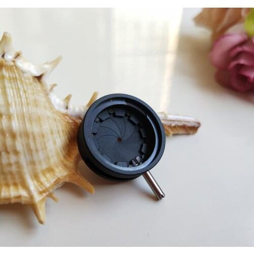 100pcs Zoom Optical Iris Diaphragm Aperture Condenser 0.5-10.6MM Amplifying with 10 Blades for Digital Camera Microscope Adapter