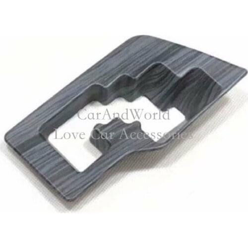 For Toyota RAV 4 RAV4 2016 2017 LHD Transmission Shift Gear Central Panel Cover Trims ABS Chrome Car-Styling Accessories