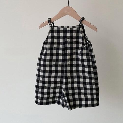Koodykids Summer Baby Grils Boys Clothes Sleeveless Plaid Bodysuits Toddlers Boys Polka Dot Rompers Baby Boys Summer Clothes