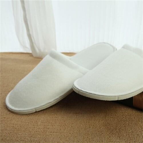 Lizeruee 5/10/20 PC Home Guest Indoor Slippers Unisex shoes Disposable Slippers Spa Hotel Simple Non-slip Closed Toe Slippers