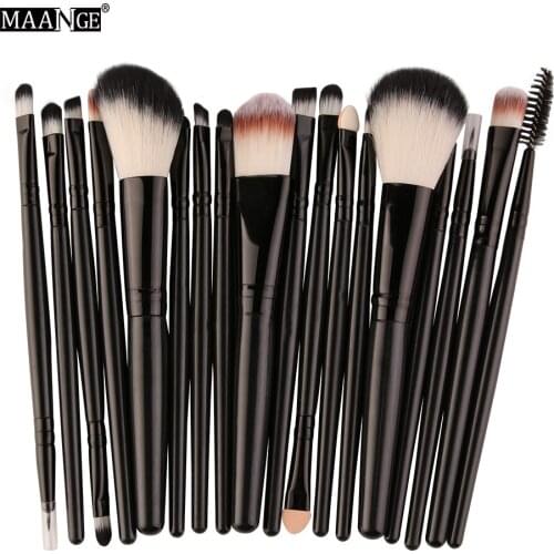 MAANGE 15/18/20pcs/set Makeup brushes Professional Beauty Eyebrow Blusher Foundation Cosmetic Make up brush set Maquiagem