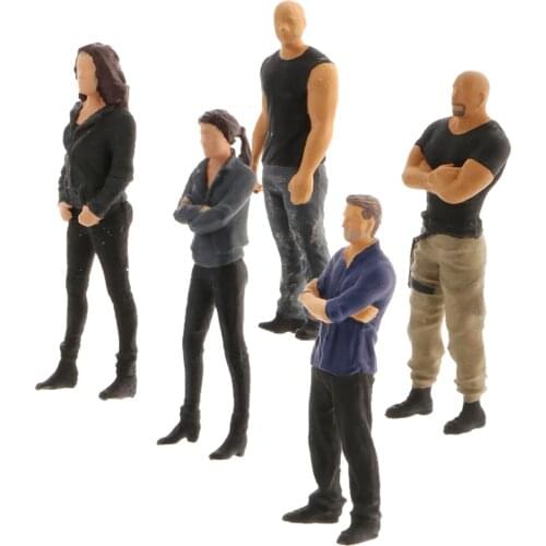 1/64 Tiny People Model Miniature Racing Car Scene Character Train Layout Building Landscape Scenery