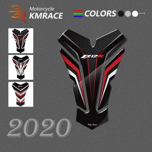3D Carbon-look Motorcycle Accessories Oil gas Fuel Tank Pad Tankpad Decal Protector Sticker ZX12R For Kawasaki Ninja ZX-12R