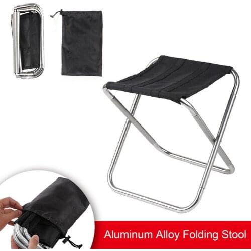 Camping Stool Folding Camp Chair With Storage Bag Folding Aluminum Alloy Mazza Ultimate Storage Fishing Folding Chairs