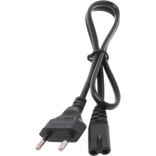 2-Prong Pin AC EU Power Supply Cable Lead Wire Power Cord For Desktop Laptop G88A