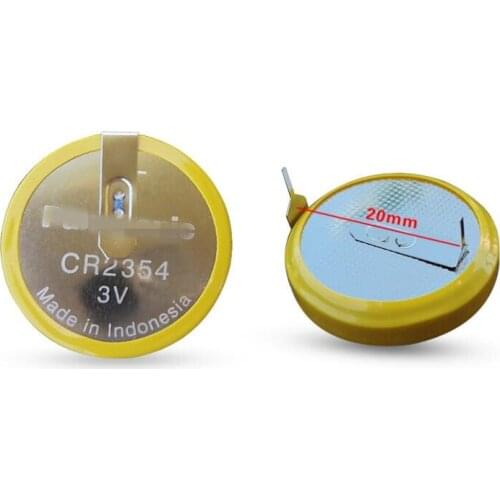 2PCS/LOT JAPAN CR2354 2354 Button 3V With welded feet LITHIUM BATTERY