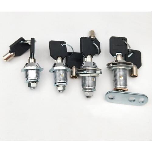 5PCS Cam Cylinder Locks Door Cabinet Mailbox Drawer Cupboard Locker Security Furniture Locks With Plastic Keys Hardware