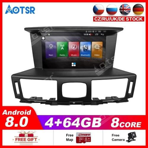 Car audio player gps radio PX6 for Infiniti Q70 Q70L M25 M35 M37 M56 support 8 core 1080P android 8.1 4+64 free map tape record