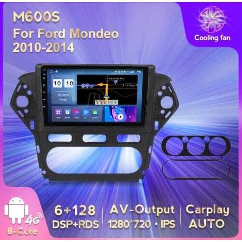 Car Video Player Car Media Car Radio Cassette RDS DSP Android 11 RAM 6G+128G Car For Ford Mondeo 2010-2014 Multimedia Player