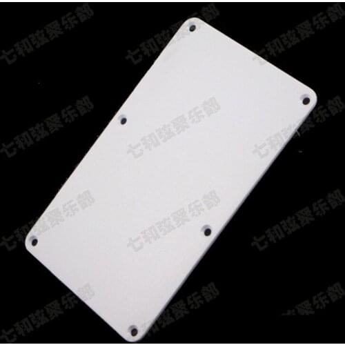 White Guitar Cavity Cover Spring Cover Back Plate Wiring Cover for Electric Guitar (HG-ZL-1019-WT-1)