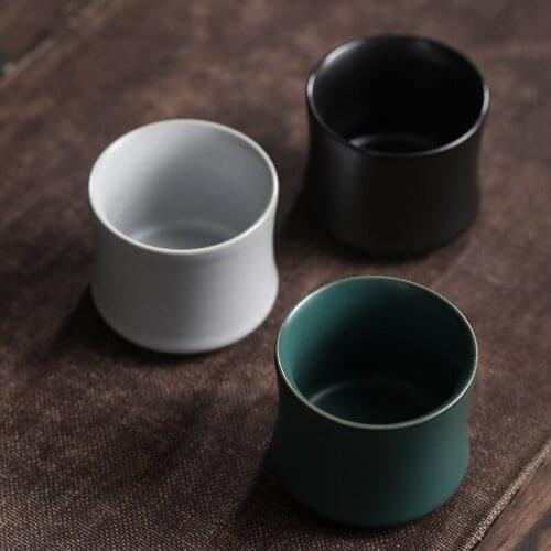 Guopin Teaset Ceramic Tea Mat Ceremony Creative Chinese Teaset Cup Tray Home Teacup Mugs Flower Coffee Cup Set with Dish