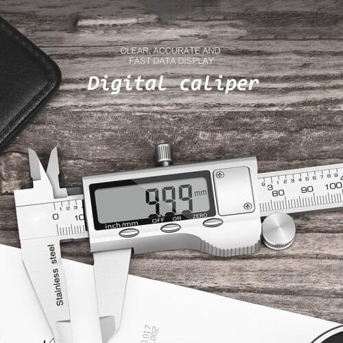 HKFZ Measuring Tool Stainless Steel Digital Caliper 6 "150mm Messschieber paquimetro measuring instrument Vernier Calipers