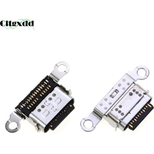 Cltgxdd 10PCS USB Type C Charger Dock Connector Fast Charging For ZTE Nubia Red Magic 5G 5S NX659J Phone Type-C Charging Port