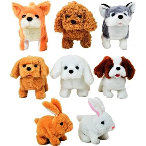 Electronic Toys Childrens Plush Electric Toy Teddy Electric Puppy Husky Will Be Called Walking Cute Furry Toy