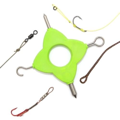 1Pc Knot Puller Tool 4 in 1 Multi Puller Tool for Rig Making Method Feeder Fishing Carp Fishing Terminal Tackle Tool