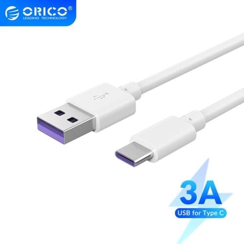 ORICO 3A USB Type C Cable Fast Charging Cable for Huawei P30 Mate 20 Pro Xiaomi Mi 9 HTC for Macbook LG G5 Mobile Phone Charger