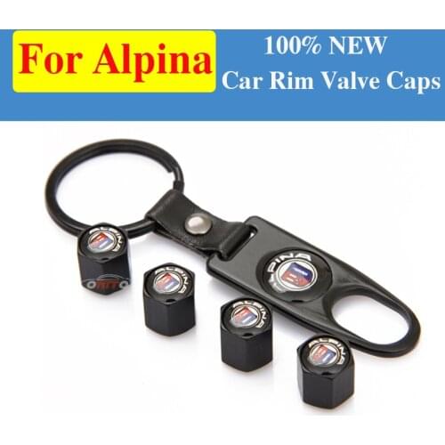 1set for Car Tire Valve Cap keychain Air Stems Caps Auto Dust-proof Cover for E60 E90 F10 F30 F15 x3 x4 x5 series