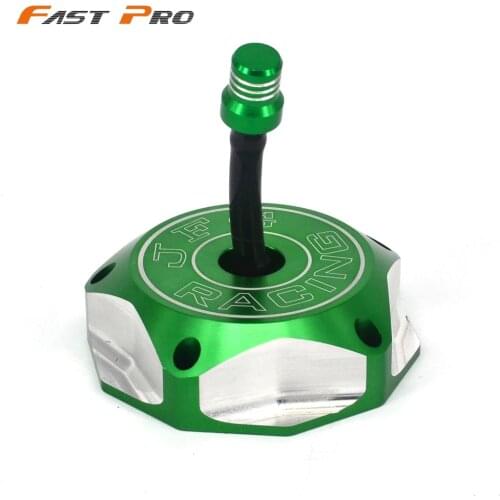 Motorcycle CNC Gas Fuel Tank Cap Cover For KAWASAKI KX85 KX100 2014-2020 KX250 KX250F KX450 KX450F KLX110L KLX450R KFX450R