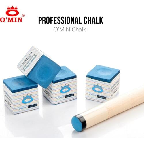 OMIN Chalk Oily Blue 5 Pieces Professional Chalk Easy to Powder High Quality Chalk Strong Friction Smooth Billiard Accessories