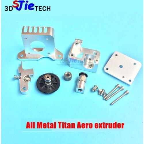 3D printer All metal Titan Aero Extruder 1.75mm for Prusa i3 MK2 3D printer for both Direct Drive and Bowden Mounting Bracket