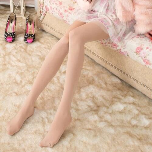 Fashion Women Tights 120D Velvet Spring Autumn Warm Pantyhose High Waist Female Stretchy Slim Black Skinny Tights Medias