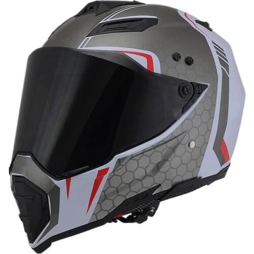 Full Face Motorcycle Helmet Motocross Dual Sport ATV MX MTB Off Road Dirt Bike DOT Certified For Men