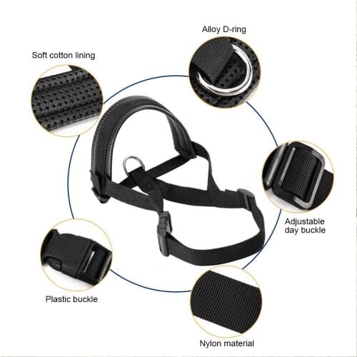 Nylon Dog Muzzle for Small Medium Large Dogs Prevent from Biting Barking And Chewing Adjustable Loop Dog Supplies 2021 New