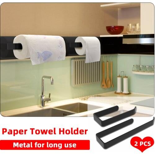 Wall Mount Kitchen Roll Paper Toilet Paper Holder Stainless Steel Shelf Storage Bathroom Tissue Towel Accessories Rack Holders