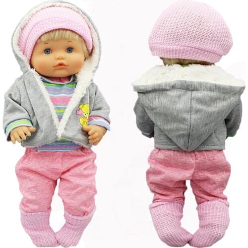 2021 Warm Suit wear Doll clothes Fit 42cm Nenuco Doll Nenuco y su Hermanita Doll Accessories