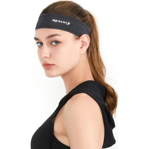 Fashion Absorbing Sweat Yoga Headband Hairbands Grip Tape Tennis Badminton Grip Sport Accessories Simple Design Elastic Headband